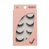 4 Pairs 3D Mink Eyelashes Makeup Natural False Eyelashes Long