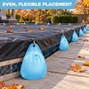 ShineTrip Fillable Pool Cover Weight Bag with Hook, PVC Winter