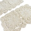 Phantomon Lace Doilies Handmade Crochet Placemats Cotton Doilies Cloth Lace,