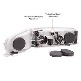 HEADLIGHTSDEPOT Halogen Headlight Compatible With Buick Century 1997-2005 Includes Right Passenger Side Headlamp