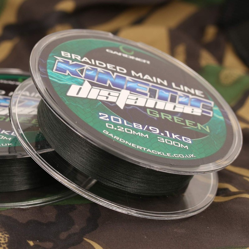 Gardner Kinetic Distance Braided Main Line 20lb / Carp Fishing