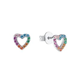 s.Oliver Children's Jewellery 925 Sterling Silver Girls Children with Synthetic Zirconia Silver Comes in Jewellery Gift Box, Sterling Silver