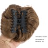 Rose bud Messy Bun Hair Pieces for Women Light Brown