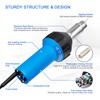 Hot Air Plastic Welder 1600W Plastic Welding Roofing Kit 110V,