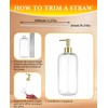 DAWZMR 6 Pack Gold Soap Dispenser Pump, Top Replacement for