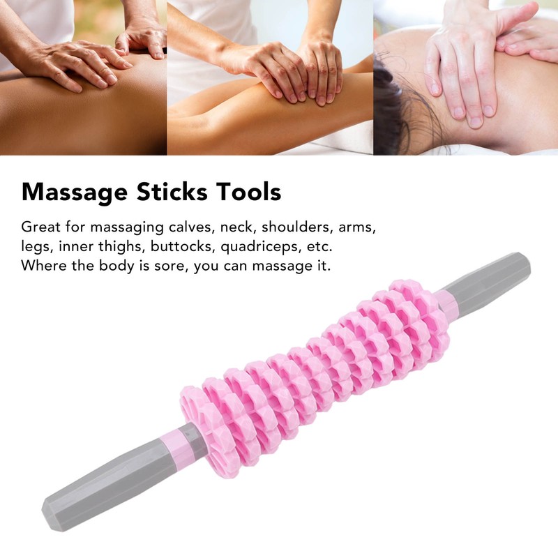 Gear Massage Stick Deep Muscle Relaxation Exercise Liposuction Massage Roller