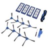 Sweeping Robot Main Side Brush Filter Screen Replacement Kit for