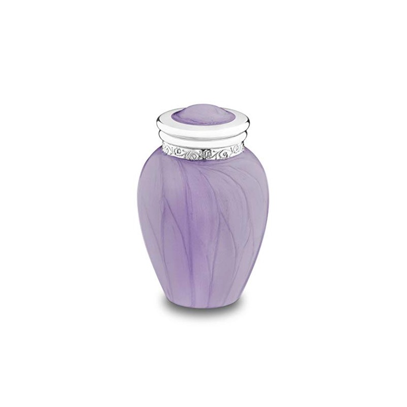 Mirai Sosu T-904S Mini Urn Pearl Blessing Lavender, Brass Screw