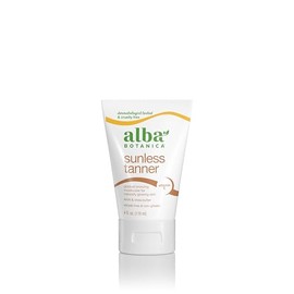 Alba Botanica Sunless Tanner Loción, 4 onzas