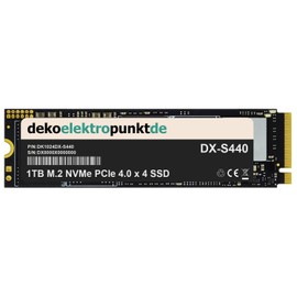 dekoelektropunktde 1TB M.2 NVMe Gen4 SSD Hard Drive Suitable for ASUS Mini PC PB62-B7017MH, Alternative Replacement Part 2280 PCIe 4.0 x 4