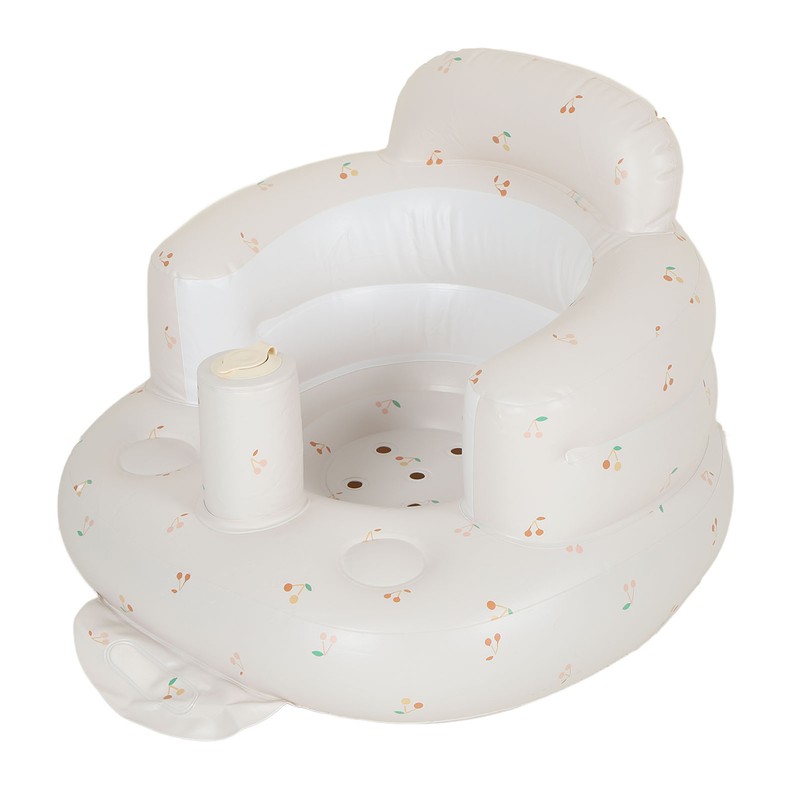 Baby Inflatable Seat with Air Pump Back Portable Safe Soft