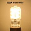 WULUN G9 3W LED Bulbs with Transparent Cover, G9 Socket,