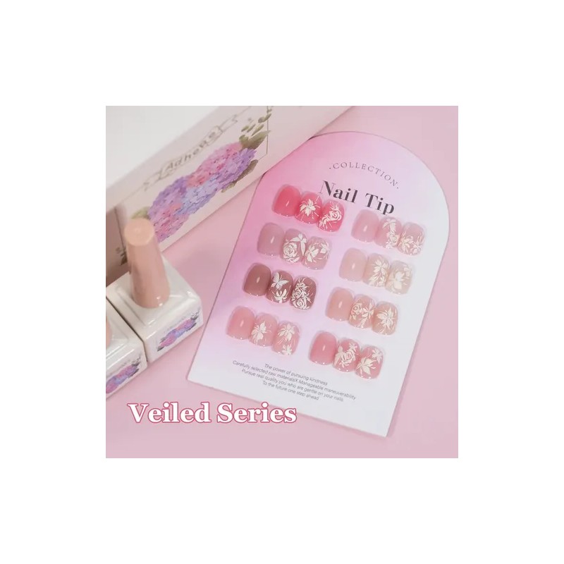 Gama De Gel Semipermanente Esmaltes Para Uñas Nude 8pcs 12ml