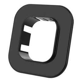 Wall rosette RM 100 EXC black for air conditioning duct