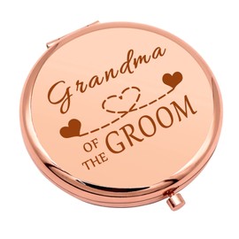 Grandma of The Groom Gifts Engagement Gifts for Women Compact Mirror Grandma Wedding Gift Thank You Gift Folding Makeup Mirror for Grandmother Nana Wedding Party Gifts