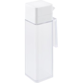 Yamazaki 1517 Seasoning Bottle with Lid, White, W 2.6 x D 3.9 x H 8.5 inches (6.6 x 10 x 21.5 cm), Tower Refill, Easy to Open and Close, Disassemble and Wash