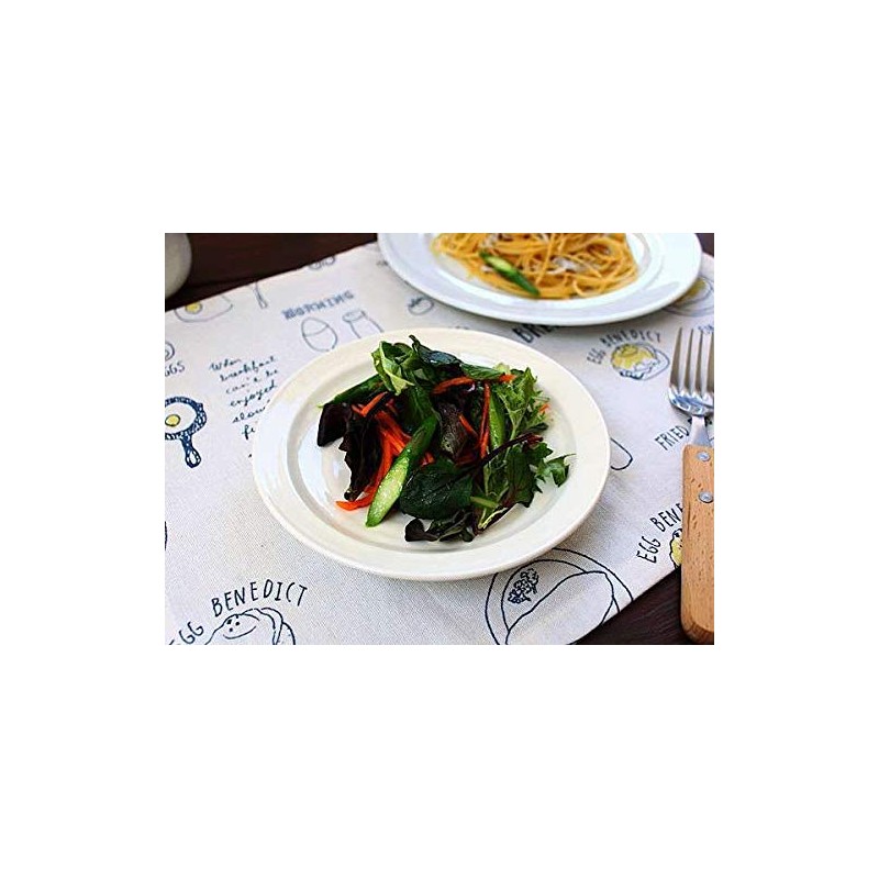 6.5 inch (16.5 cm) Salad Plate (Western Tableware, White Tableware,