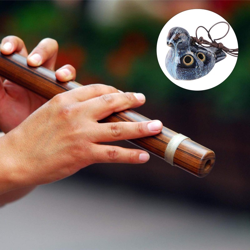6 Hole Ocarina Musical Instrument Bird Shaped Ocarina Masterpiece for