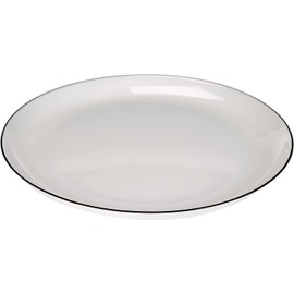 SELTMANN WEIDEN Frühstücksteller - Durchmesser: 20,2 cm - Höhe: 2,1 cm - Lido - Form: Rund - 10826 Weiß - Black Line