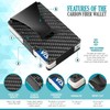 Carbon Fiber Minimalist Wallet for Men - RFID Blocking Credit