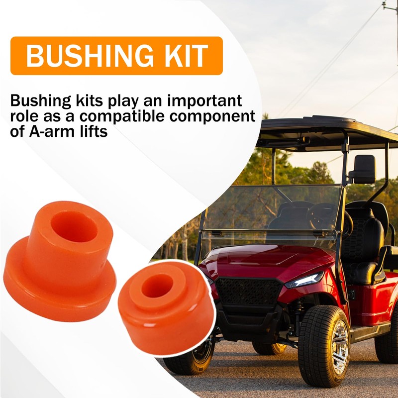 Replacement A-Arm Bushing Kit for GTW Golf Cart Front A-Arm
