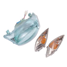 Yamaha Headlight Blue Lens Turn Signal Set Assy JOG Jog ZR SA16J SA36J SA39J Remote Control Jog Deluxe ZR Evo 2 SA55J SA57J Other General Purpose (Smoke Lenses)