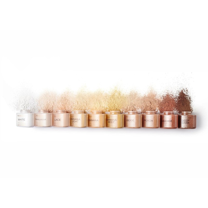 Makeup Revolution, Loose Baking Powder, Prolongs Makeup Wear, Makeup Setting