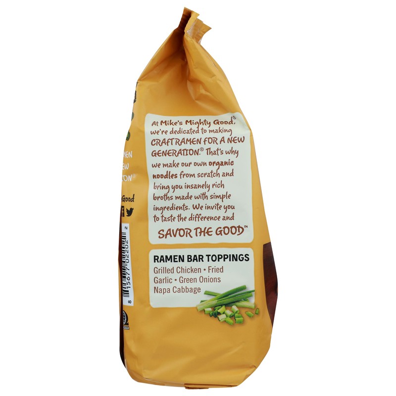 MIKES MIGHTY GOOD Organic Fried Garlic Chicken Ramen, 2.2 OZ