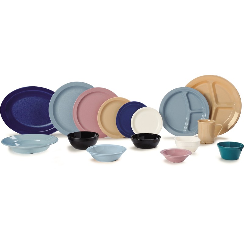 Carlisle FoodService Products Divided Plate with 3 Compartments for Home