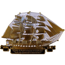 USS Constitution Navy challenge coin GOLD EDITION x  117