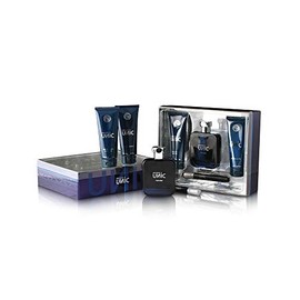 New Brand Unic for Men - 4 Pc Gift Set 3.3oz EDT Spray, 4.3oz Shower Gel, 4.3oz After Shave, 0.5oz EDT Spray