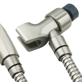 YOO.MEE On Wall Mount Handheld shower head Holder Bracket, Brushed Nickel