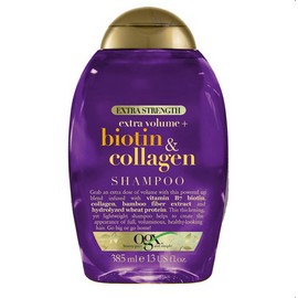 Ogx Extra Strength Extra Volume + Biotin & Collagen Shampoo For Fine Hair 385mL