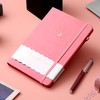 Cagie Notebook, 0.2 in (5 mm) Square, A5 Notebook, Hardcover,
