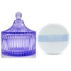 Ultra Soft Powder Puff and Container 3.3" High Density Velvet