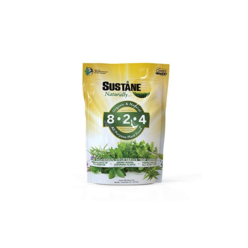 SUSTANE Fertilizer 8 2 4 Fertilizer, 1 EA
