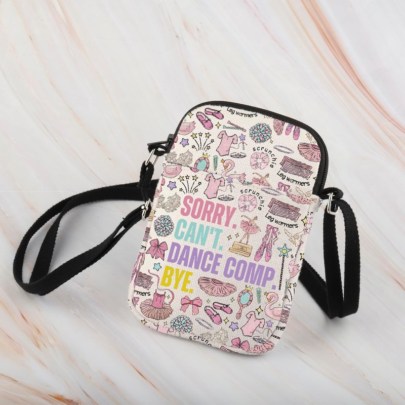 JTOUK Dance Crossbody Bag Dancer Gift Sorry Can't Dance Comp.