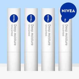 Lip Care Deep Moisture Unscented 2.2g 4pcs / 립케어 딥 모이스처 언센티드 2.2g 4개