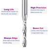 SpeTool 3/16" Cutting Diameter Downcut Spiral Router Bit 1/4" Shank
