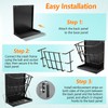 Meyoppm 2 in 1 Wall Mount Hay and Grain Feeder,