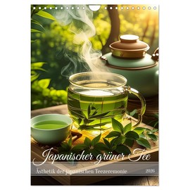 Japanese Green Tea (Wall Calendar 2026 DIN A4 High), CALVENDO Monthly Calendar: Aesthetics of Japanese Tea Culture (CALVENDO Lifestyle)