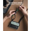 VULKIT Monedero con Cordón Ajustable y Protección RFID, Verde