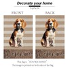 TopPacific Beagle Garden Flag Home Garden Welcome Dog Spring Yard