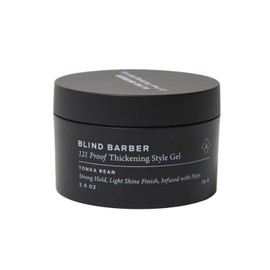 Blind Barber 121 Proof Thickening Style Gel - Gel Para El Cabello De Fijación Media A Fuerte - Gel De Peinado A Base De Agua Para Todo Tipo De Cabello - Productos Para El Cabello Sin Parabenos Y Sulfa