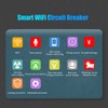Interruptor de Medidor de Potencia Inteligente WiFi, Disyuntor de Energía