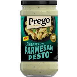 Prego Creamy Parmesan Pesto Pasta Sauce, 14.5 oz Jar