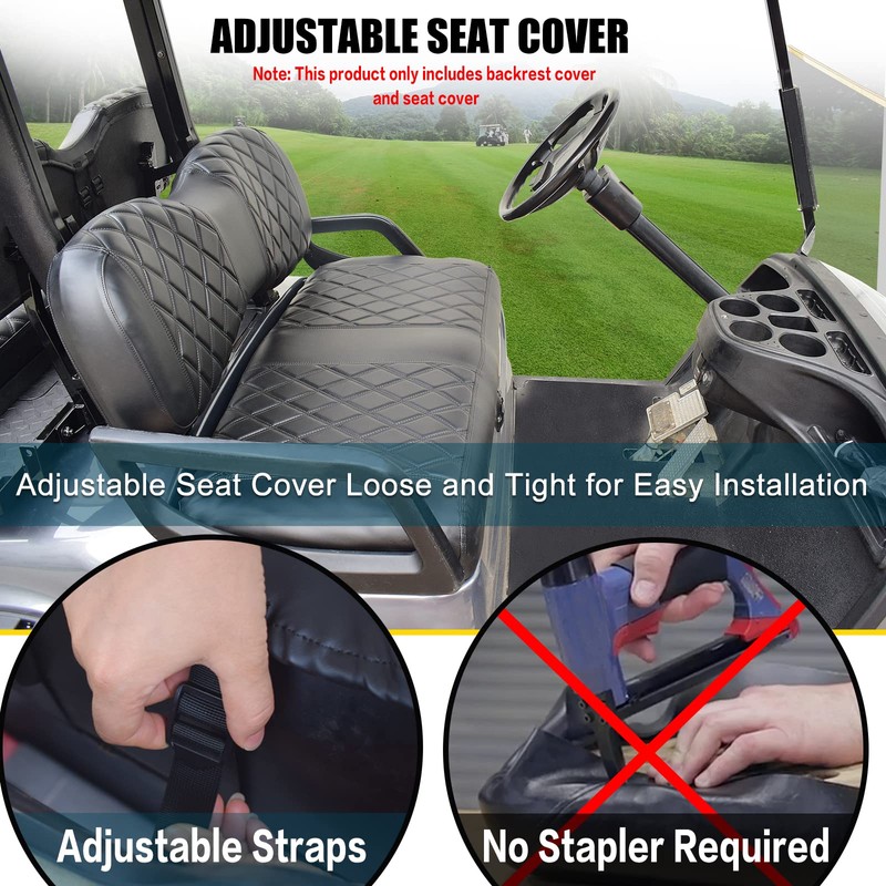 NOKINS Golf Cart YD Diamond Seat Cover for Yamaha Drive/Drive