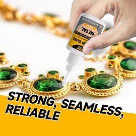 Metal Super Glue Liquid, Clear Instant Cyanoacrylate Adhesive for Metal Repair, All Purpose CA Glue for Shoe Ceramic Repair Plastic Leather Glass Wood Pottery Aquarium Porcelain Fletching Waterproof