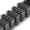 M.2 to SATA3.0 Adapter Card 6Gbps High Speed ASM1166 M.2