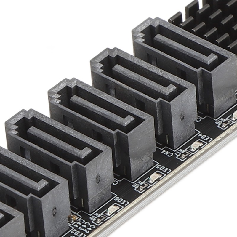M.2 to SATA3.0 Adapter Card 6Gbps High Speed ASM1166 M.2